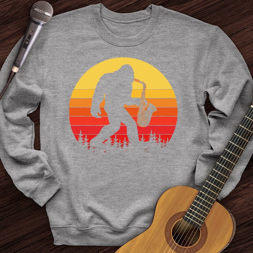 BigFoot Playing Sax Crewneck
