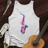Cartoon Sax Tank Top
