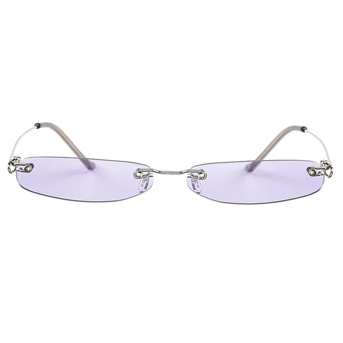 Y2K Rectangle Skinny Sunglasses