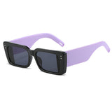 Rectangle Thick Frame Sunglasses