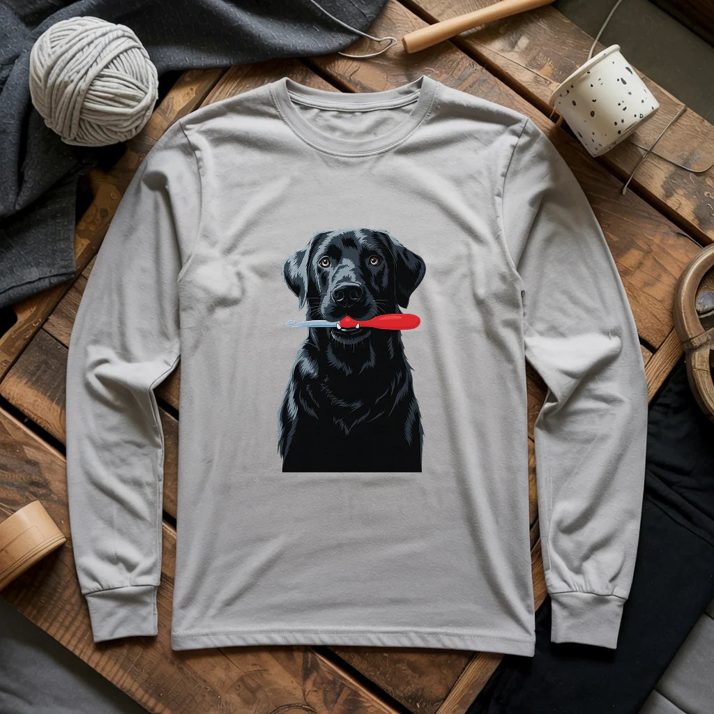 Hooked Pup Long Sleeve T-shirt