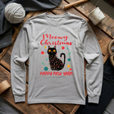 Meowy Christmas Long Sleeve T-shirt