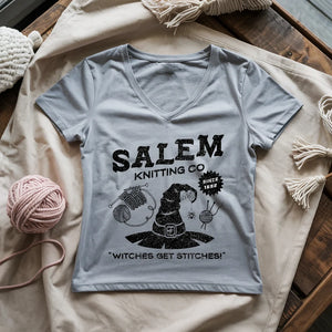 Salem Knitting Lady V-neck