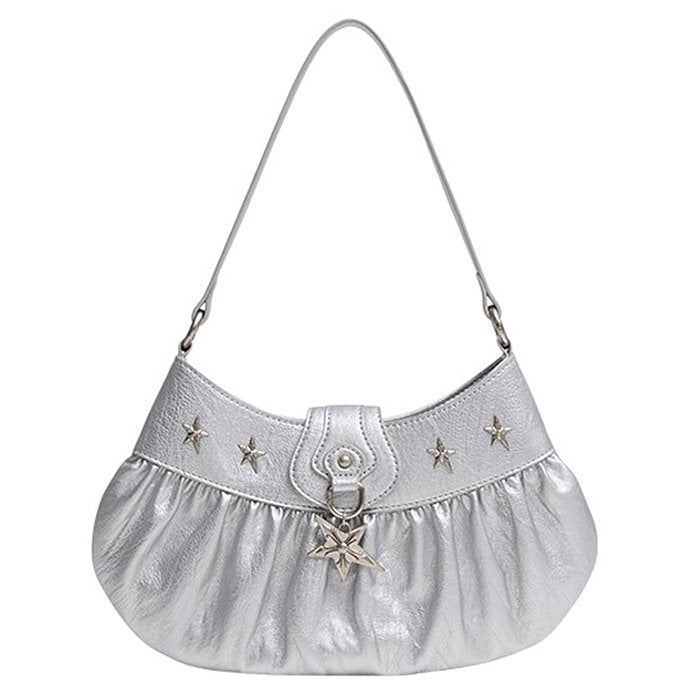 Star Charm Dumpling Shoulder Bag