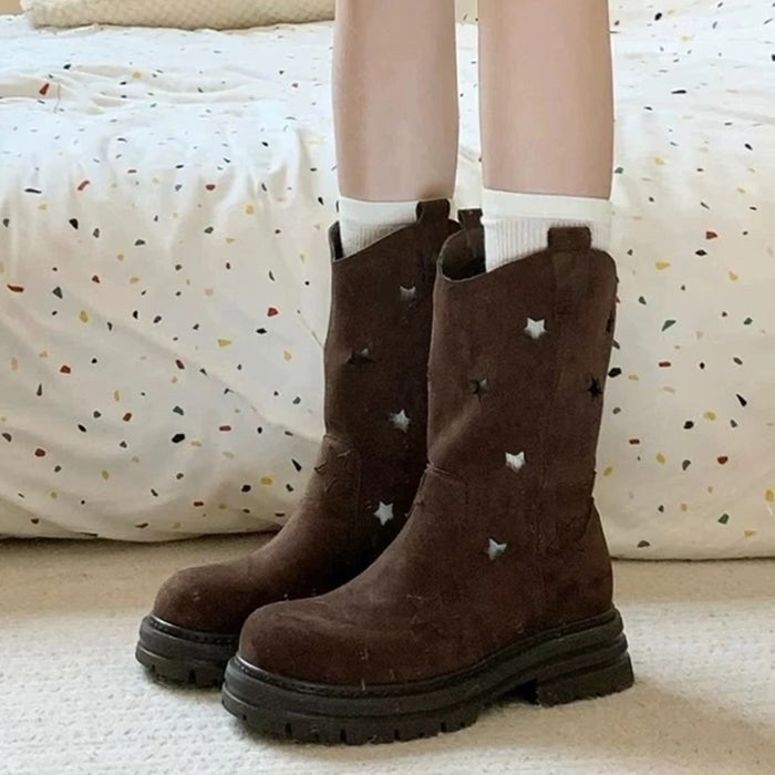 Star Cut-Out Boots