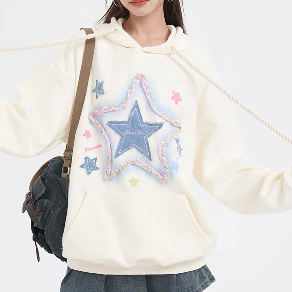 Star Patch Hoodie