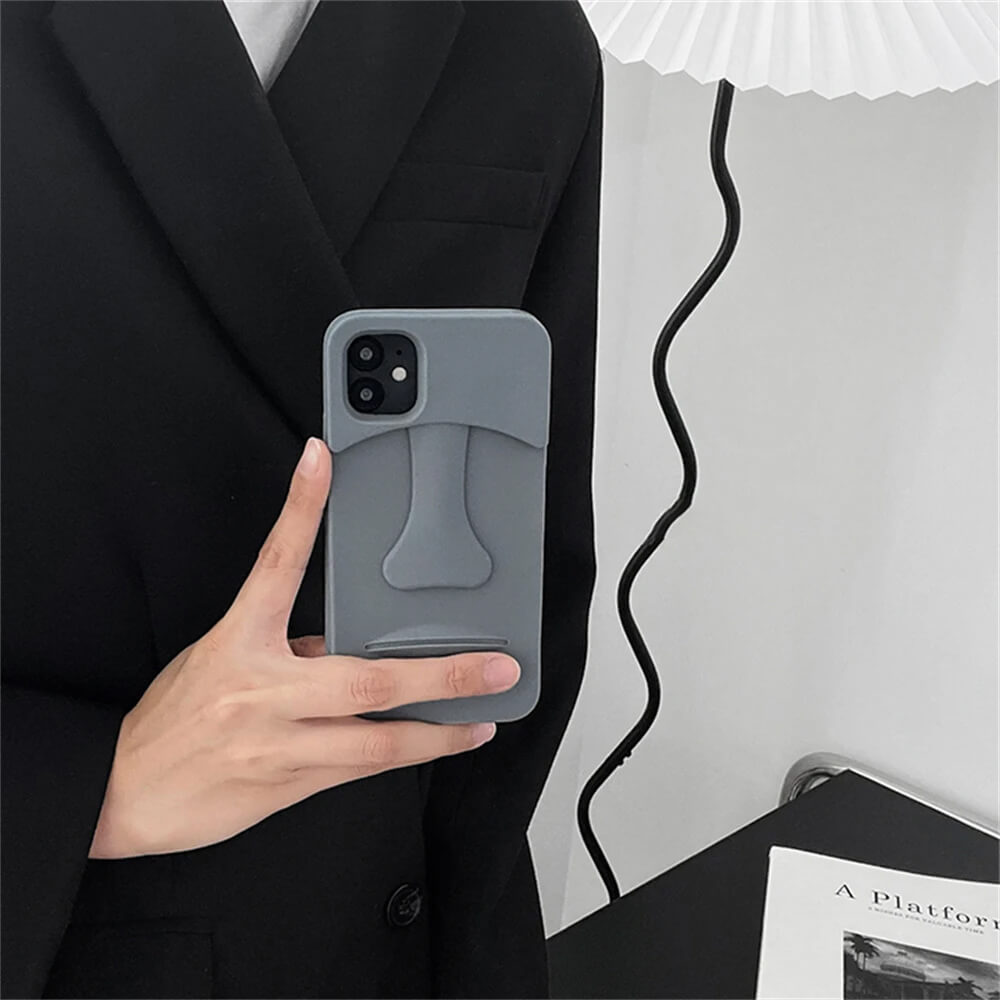 Stone Statue 3D iPhone Case