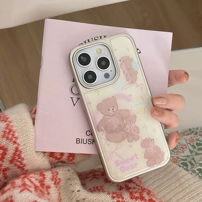 Sweet Bear Aesthetic iPhone Case