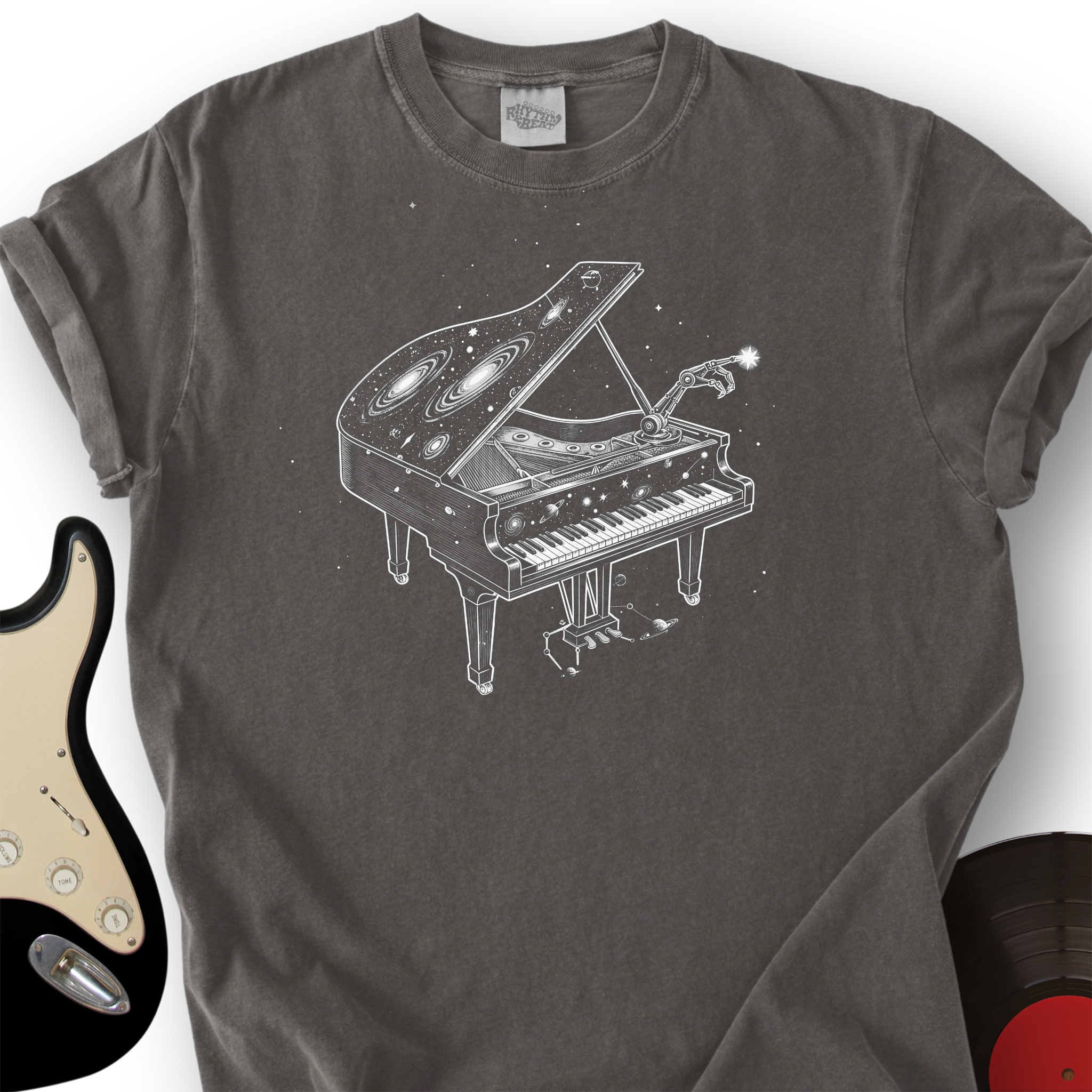 Galaxy Piano T-Shirt