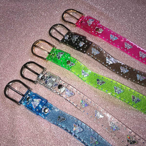 Transparent Butterfly Belt