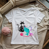 Knitfish Lady V-neck