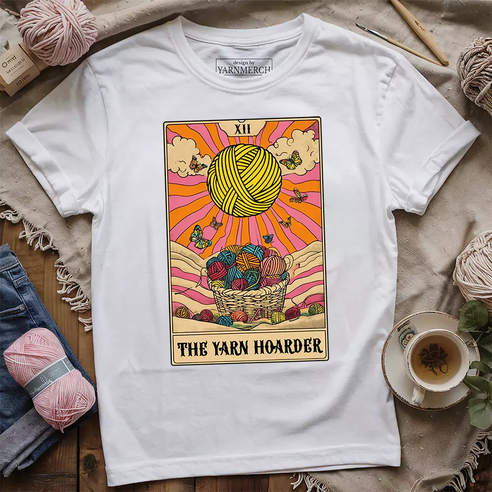 Yarn Hoarder Tarot T-shirt